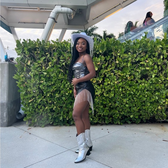 Bring On The Glam Mini Skirt - Picture 7 of 7